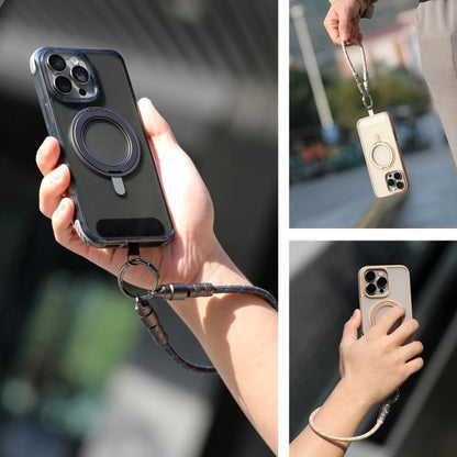 ROCK R15 Type-C to 8 Pin 27W Phone Lanyard Fast Charging Zinc Alloy Data Cable, Type-C to 8 Pin