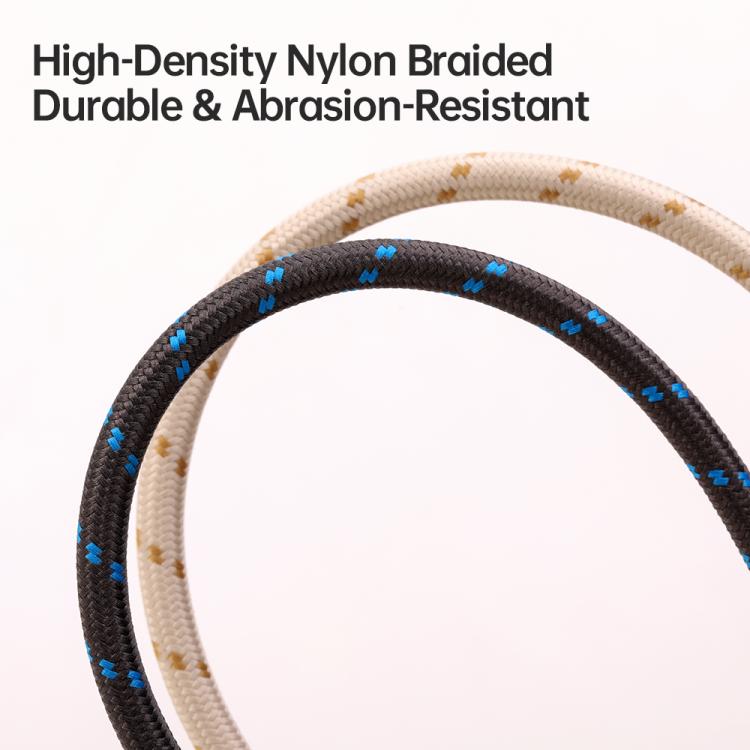 ROCK R15 Type-C to 8 Pin 27W Phone Lanyard Fast Charging Zinc Alloy Data Cable