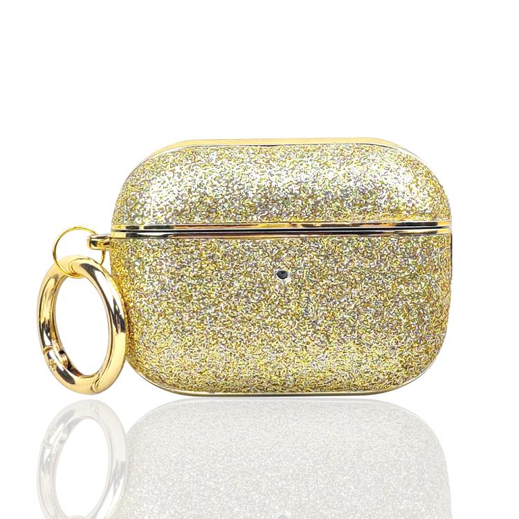 Electroplating Glitter Powder Wireless Earphone Protective Case, For AirPods 4, For AirPods Pro 2...