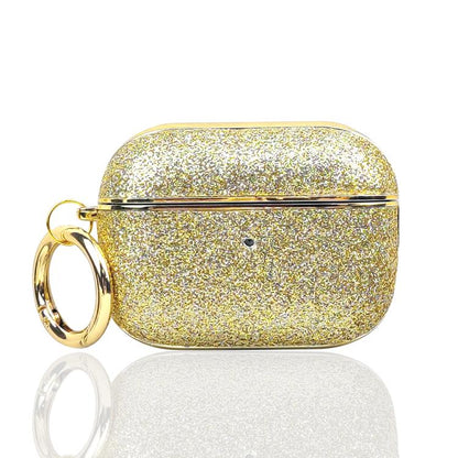 Electroplating Glitter Powder Wireless Earphone Protective Case, For AirPods 4, For AirPods Pro 2...