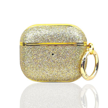 Electroplating Glitter Powder Wireless Earphone Protective Case, For AirPods 4, For AirPods Pro 2...
