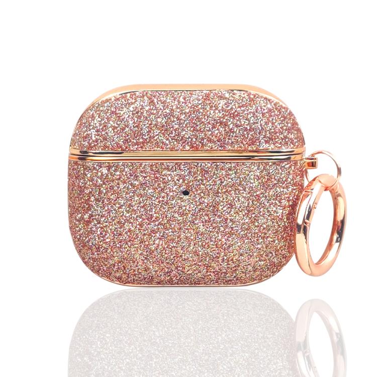 Electroplating Glitter Powder Wireless Earphone Protective Case, For AirPods 4, For AirPods Pro 2...