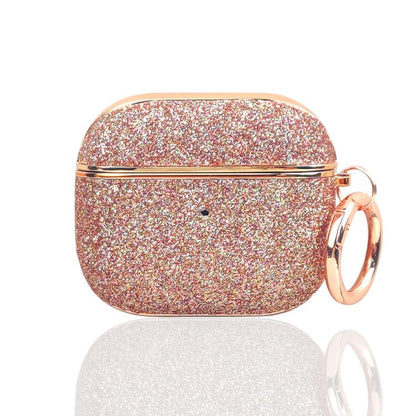 Electroplating Glitter Powder Wireless Earphone Protective Case, For AirPods 4, For AirPods Pro 2...