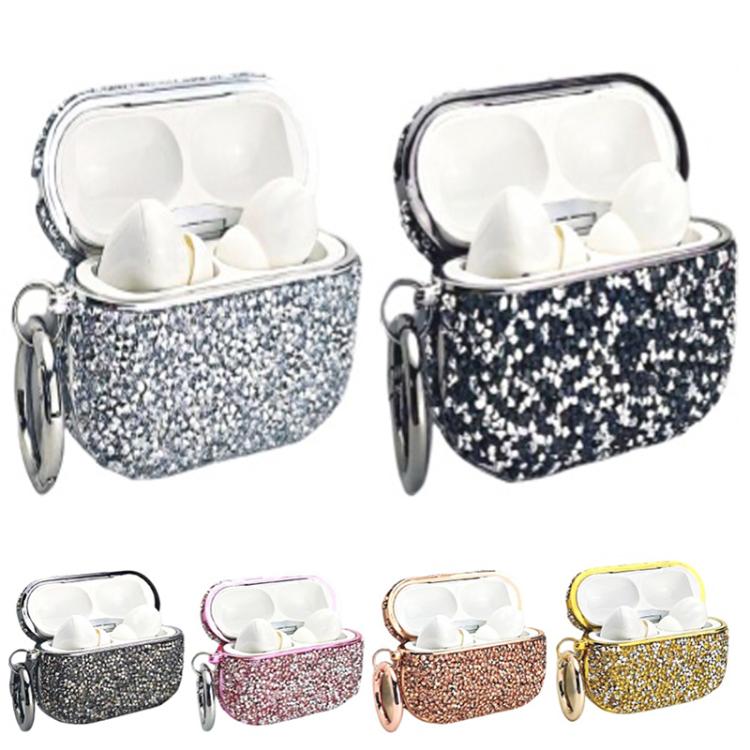 Electroplating Glitter Diamond Wireless Earphone Protective Case, For AirPods 4, For AirPods Pro ...