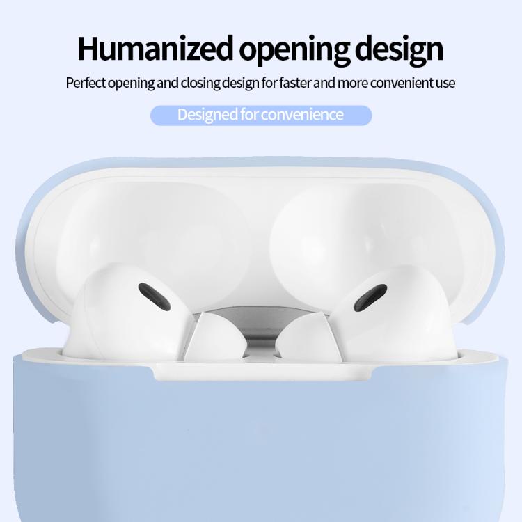Silicone Earphone Protective Case with Cleaning Pen, For AirPods Pro 2