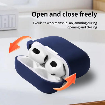 5 in 1 Silicone Earphone Protective Case + Earphone Bag + Earphones Buckle + Hook + Anti-lost Rop...