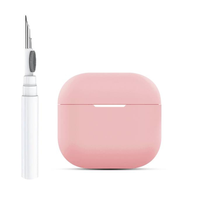 Silicone Buckleless Earphone Protective Case with Cleaning Pen, For AirPods 4