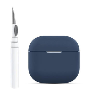Silicone Buckleless Earphone Protective Case with Cleaning Pen, For AirPods 4