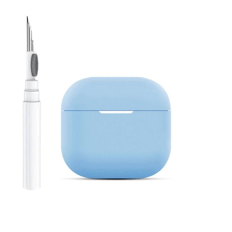 Silicone Buckleless Earphone Protective Case with Cleaning Pen, For AirPods 4