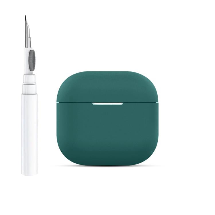 Silicone Buckleless Earphone Protective Case with Cleaning Pen, For AirPods 4
