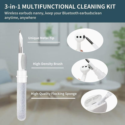 Silicone Buckleless Earphone Protective Case with Cleaning Pen, For AirPods 4