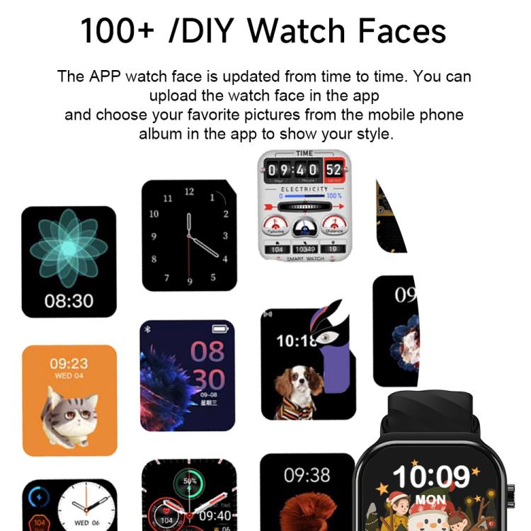 U13 2.2 inch IPS Curved Screen Smart Watch Supports BT Call