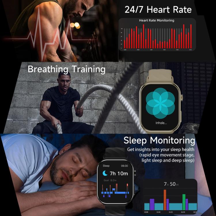 U13 2.2 inch IPS Curved Screen Smart Watch Supports BT Call