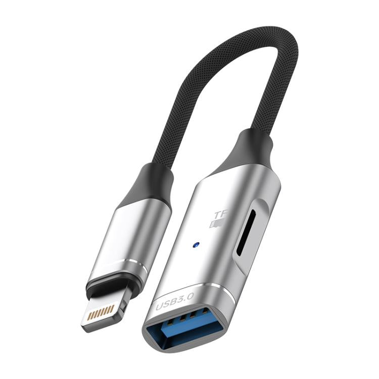 Multi-function OTG Card Reader Adapter Cable, Length: 15cm, USB-C / Type-C to USB, TF Card�������...