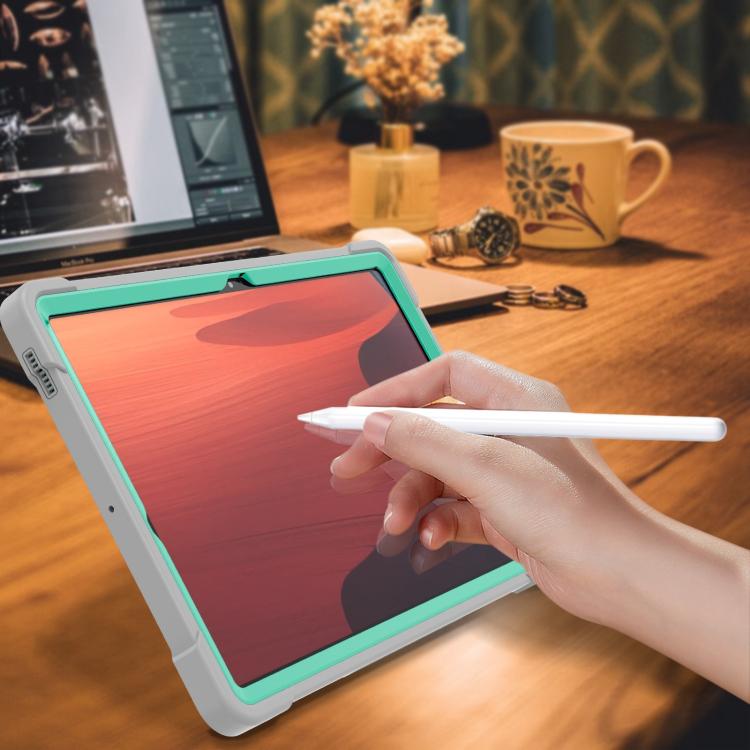 Shockproof Silicone Hybrid PC Tablet Case with Holder, For Samsung Galaxy Tab S10 FE+