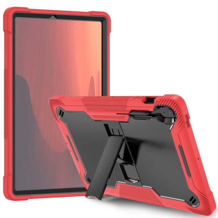 Shockproof Silicone Hybrid PC Tablet Case with Holder, For Samsung Galaxy Tab S10 FE+
