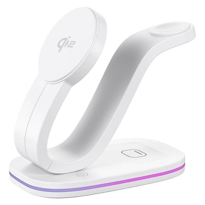 3 in 1 Phone / Earphone / Watch Universal Wireless Charger, 3 in 1 Universal(Black)��������������...