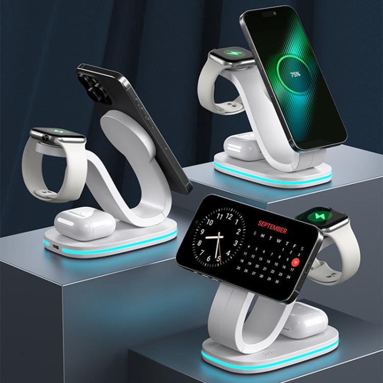 3 in 1 Phone / Earphone / Watch Universal Wireless Charger, 3 in 1 Universal(Black)��������������...