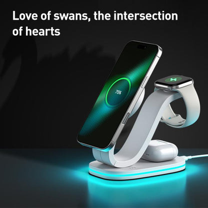 3 in 1 Phone / Earphone / Watch Universal Wireless Charger, 3 in 1 Universal(Black)��������������...