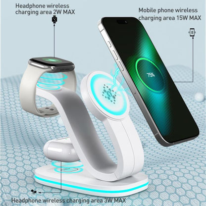 3 in 1 Phone / Earphone / Watch Universal Wireless Charger, 3 in 1 Universal(Black)��������������...