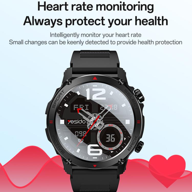 Yesido IO31 1.43 inch AMOLED Screen Smart Watch Support BT Call / Heart Rate, IO31