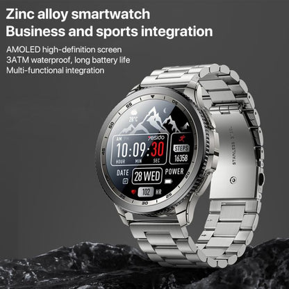 Yesido IO34 1.43 inch AMOLED Screen Metal Smart Watch Support BT Call