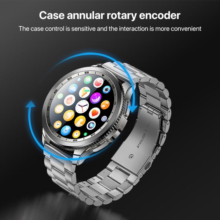 Yesido IO34 1.43 inch AMOLED Screen Metal Smart Watch Support BT Call