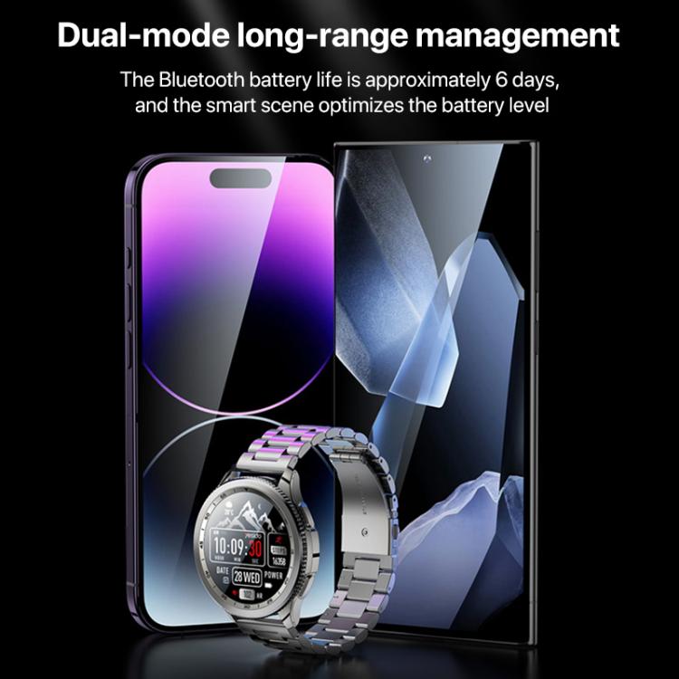 Yesido IO34 1.43 inch AMOLED Screen Metal Smart Watch Support BT Call