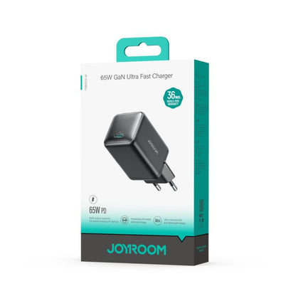 JOYROOM TCG18 65W GaN USB-C / Type-C Port Mini Charger, EU Plug, UK Plug