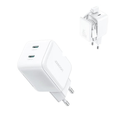 JOYROOM TCL05 45W GaN Dual USB-C / Type-C Port Mini Charger, with Cable, TCL05