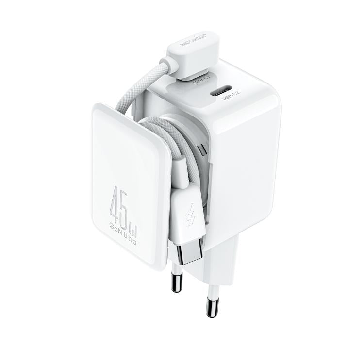 JOYROOM TCL05 45W GaN Dual USB-C / Type-C Port Mini Charger, with Cable, TCL05