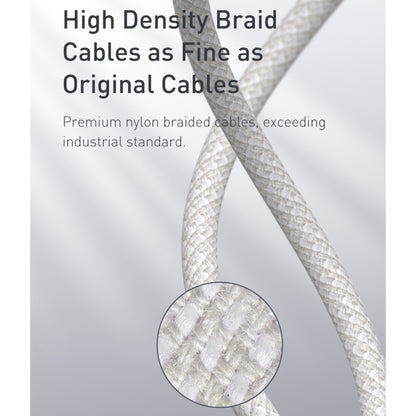 Baseus 20W Type-C / USB-C to 8 Pin PD High-density Braided Fast Charging Data Cable, Length: 2m��...
