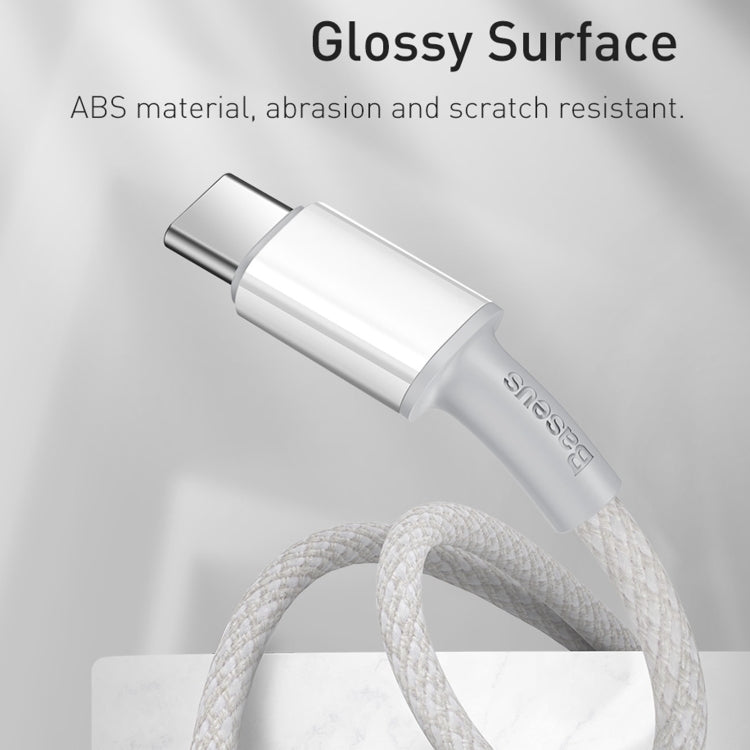 Baseus 20W Type-C / USB-C to 8 Pin PD High-density Braided Fast Charging Data Cable, Length: 2m��...