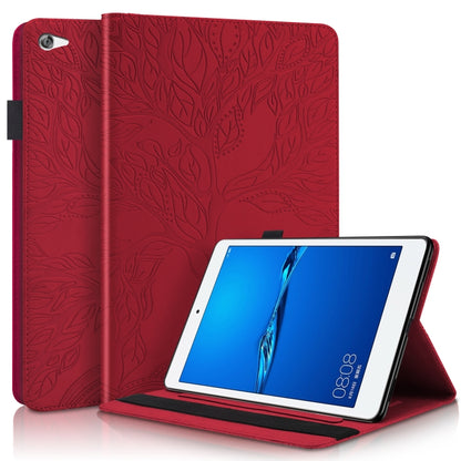 Life Tree Series Horizontal Flip Leather Case with Holder & Card Slots & Pen Slot