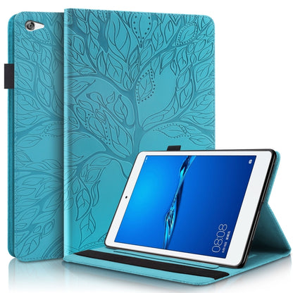 Life Tree Series Horizontal Flip Leather Case with Holder & Card Slots & Pen Slot