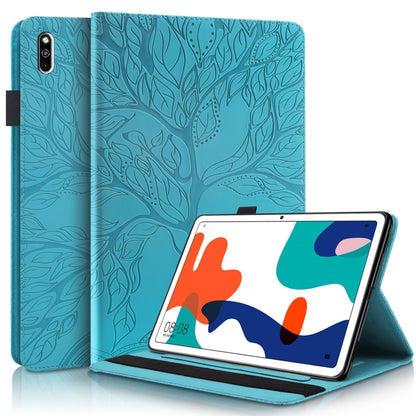 Life Tree Series Horizontal Flip Leather Case with Holder & Card Slots & Pen Slot