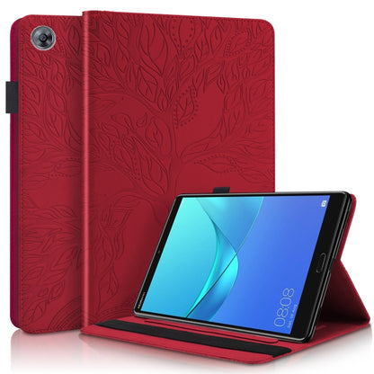 Life Tree Series Horizontal Flip Leather Case with Holder & Card Slots & Pen Slot