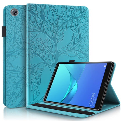 Life Tree Series Horizontal Flip Leather Case with Holder & Card Slots & Pen Slot