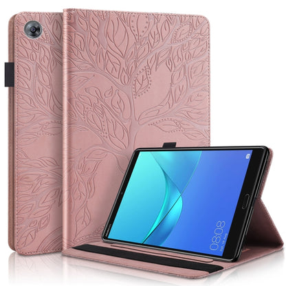 Life Tree Series Horizontal Flip Leather Case with Holder & Card Slots & Pen Slot