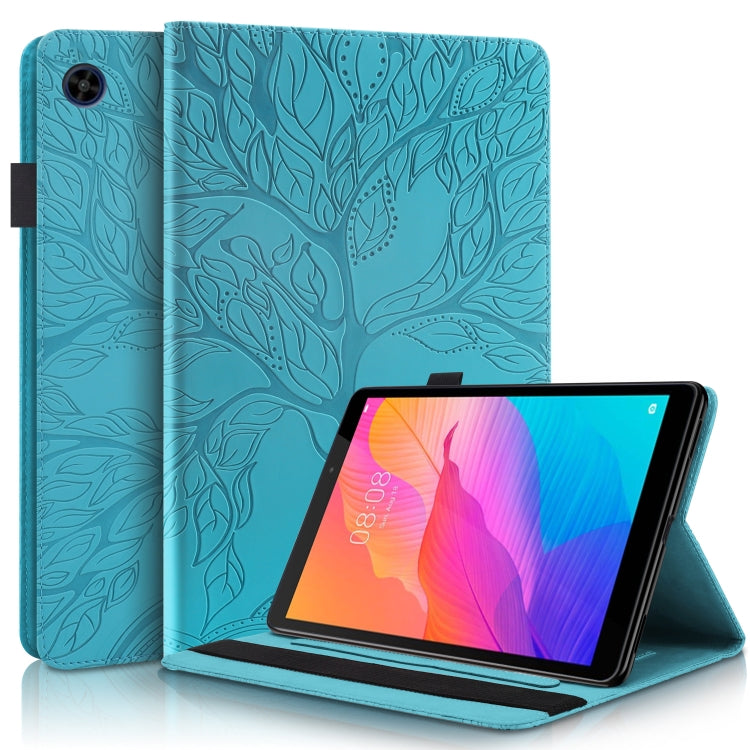 Life Tree Series Horizontal Flip Leather Case with Holder & Card Slots & Pen Slot