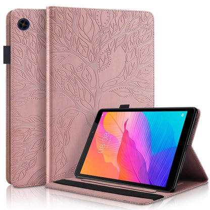 Life Tree Series Horizontal Flip Leather Case with Holder & Card Slots & Pen Slot