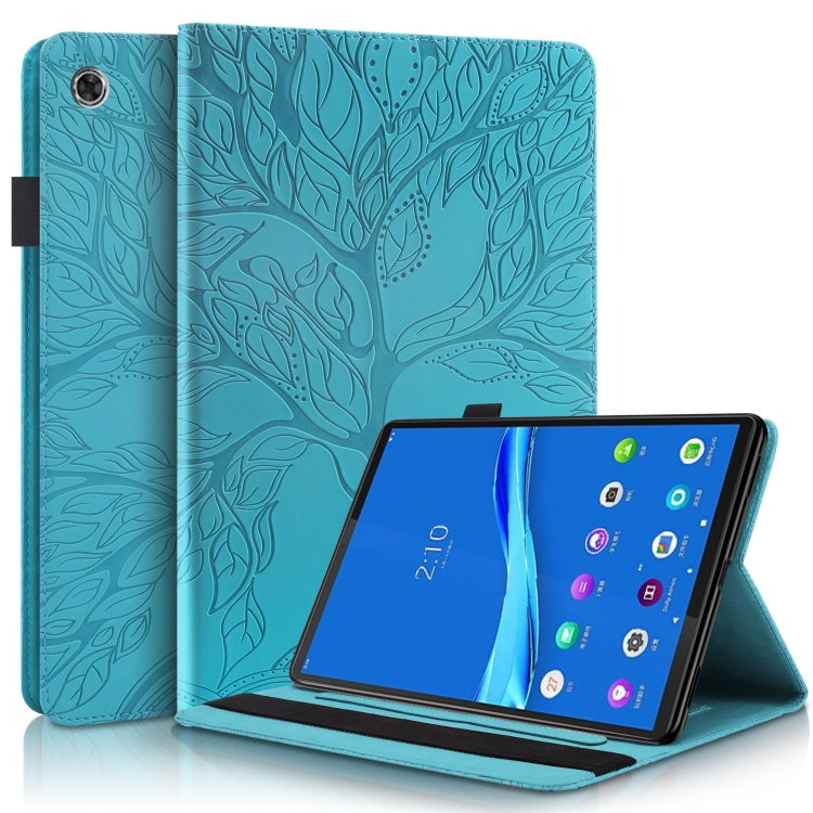 Life Tree Series Horizontal Flip Leather Case with Holder & Card Slots & Pen Slot