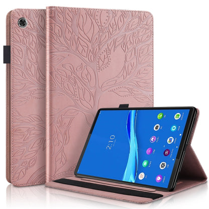 Life Tree Series Horizontal Flip Leather Case with Holder & Card Slots & Pen Slot