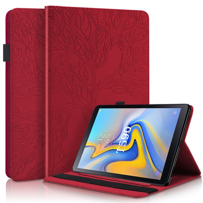 Life Tree Series Horizontal Flip Leather Case with Holder & Card Slots & Pen Slot