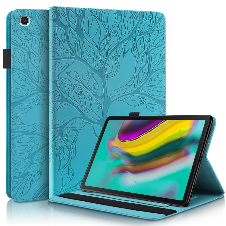 Life Tree Series Horizontal Flip Leather Case with Holder & Card Slots & Pen Slot