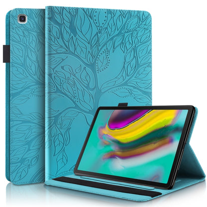 Life Tree Series Horizontal Flip Leather Case with Holder & Card Slots & Pen Slot