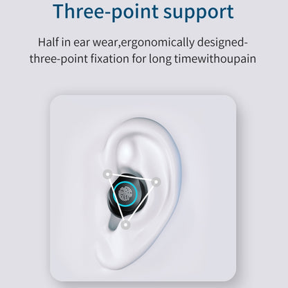 M17 Bluetooth 5.1 LED Display Screen Touch Waterproof Wireless Bluetooth Earphone with Charging B...