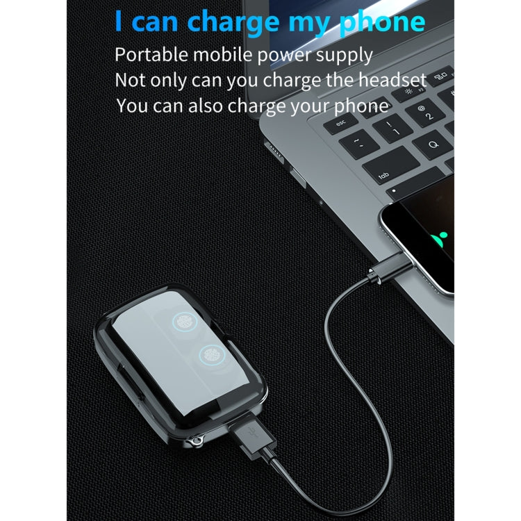 M17 Bluetooth 5.1 LED Display Screen Touch Waterproof Wireless Bluetooth Earphone with Charging B...