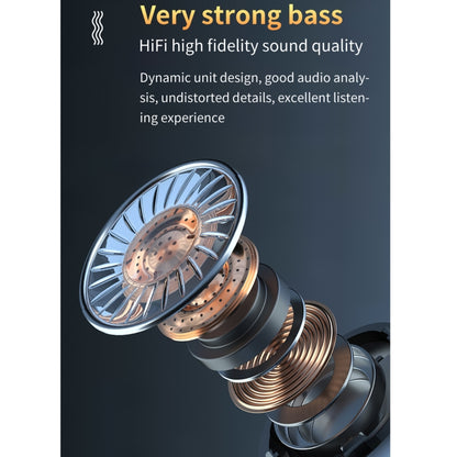 M17 Bluetooth 5.1 LED Display Screen Touch Waterproof Wireless Bluetooth Earphone with Charging B...