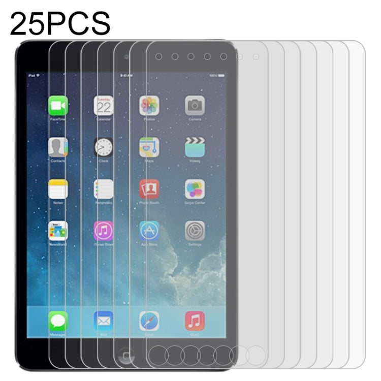 25 PCS Full Screen HD PET Screen Protector, For iPad 9.7 (2018) & (2017), For iPad mini 3 / 2 / 1...